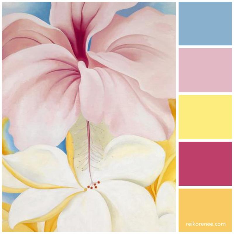 Inspired by Hibiscus with Plumeria, 1939